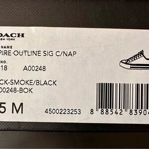 Coach Women's Black Smoke Sneakers